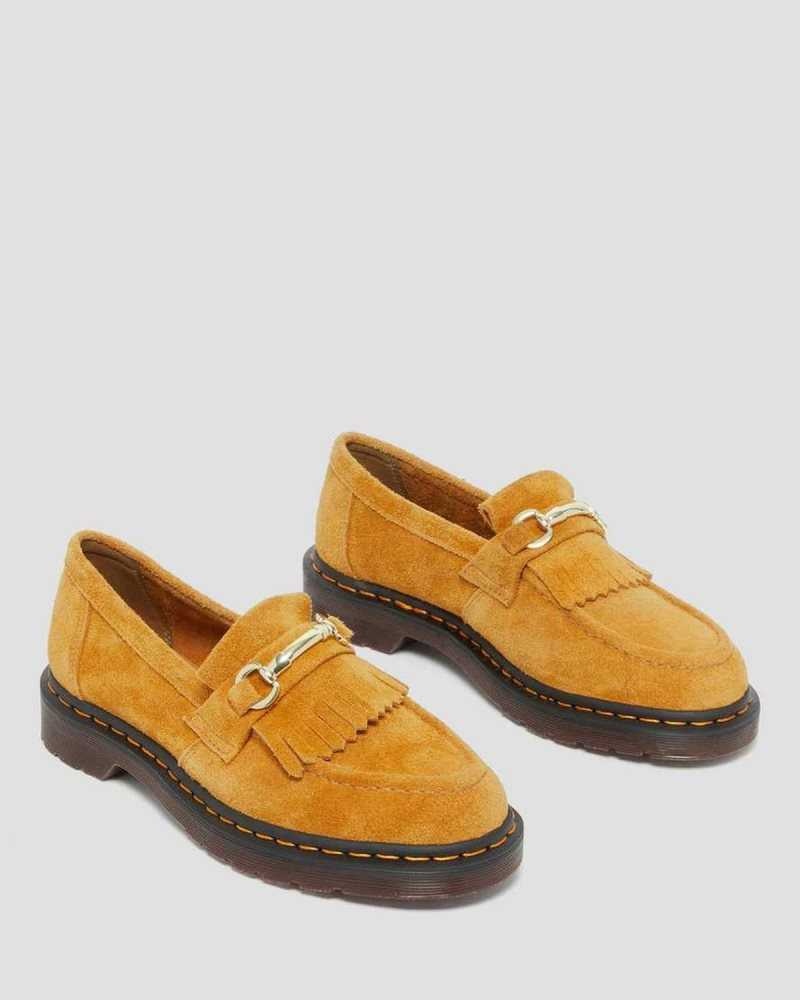 Dr Martens Adrian Snaffle Suede Loafers Loafers Brown | 05284OIDK