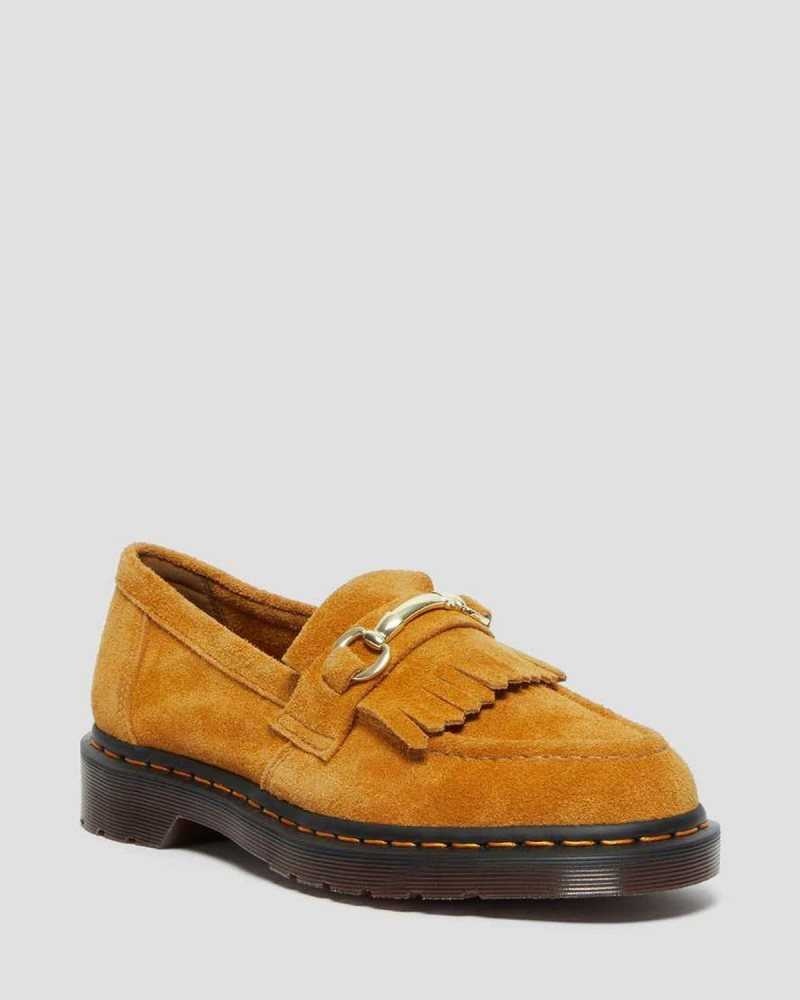 Dr Martens Adrian Snaffle Suede Loafers Loafers Brown | 05284OIDK