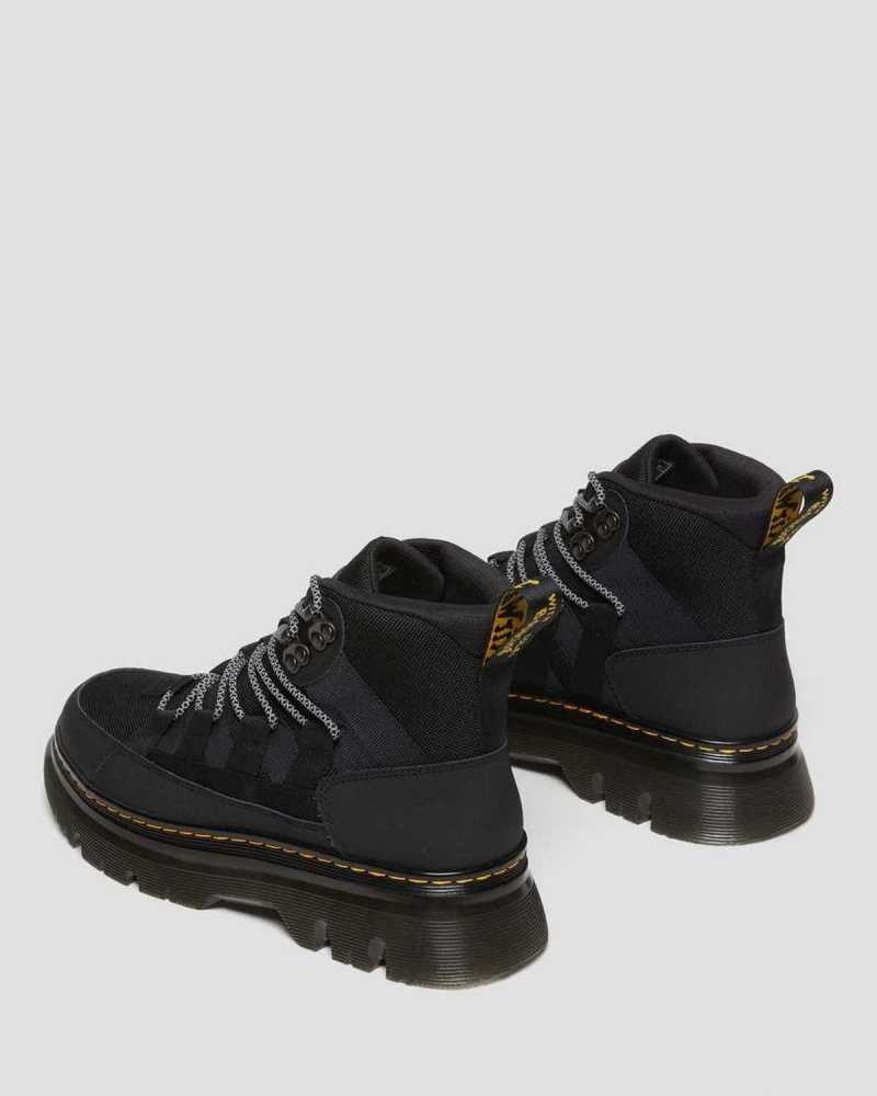 Dr Martens Boury Leather Casual Boots Casual Boots Black | 53240XBWC