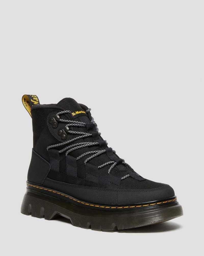 Dr Martens Boury Leather Casual Boots Casual Boots Black | 53240XBWC