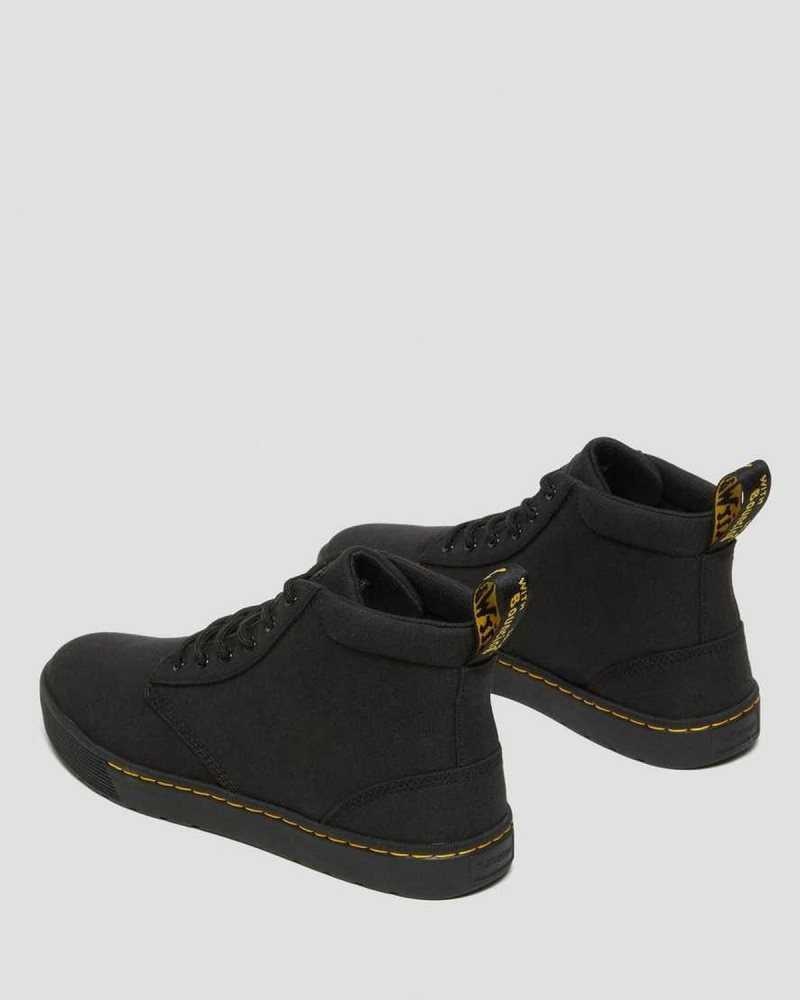 Dr Martens Cairo Canvas Chukka Boots Ankle Boots Black | 26108GVLK