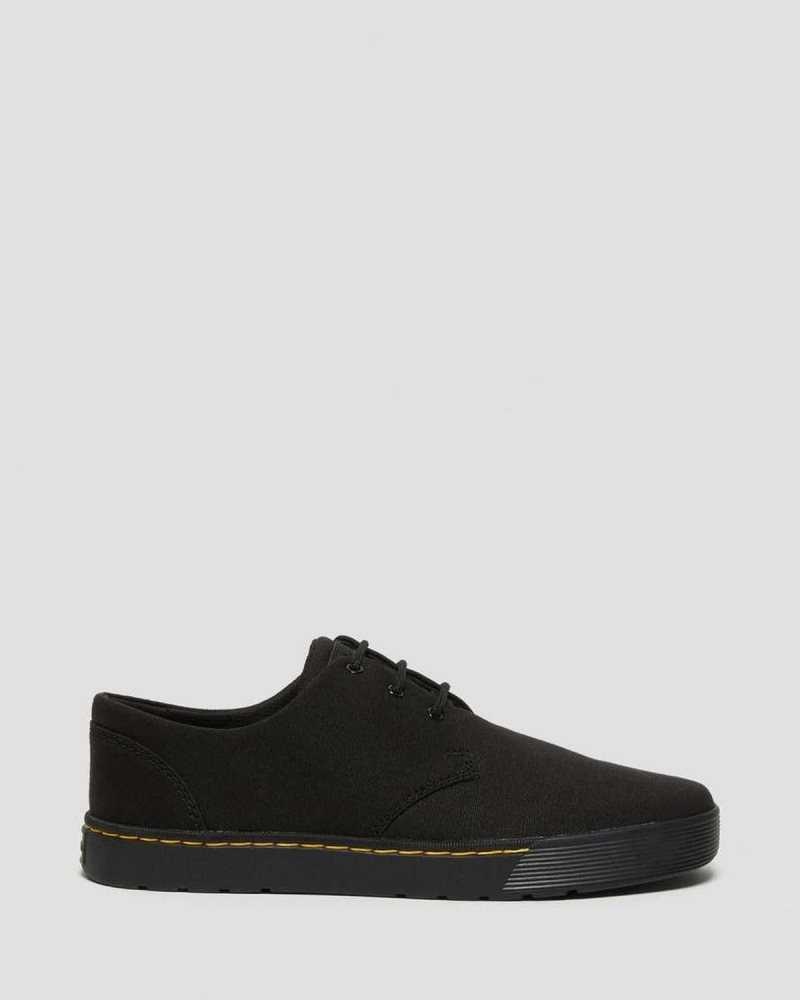 Dr Martens Cairo Low Canvas Shoes Casual Boots Black | 96301TONC