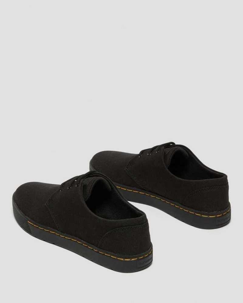 Dr Martens Cairo Low Canvas Shoes Oxfords Shoes Black | 18794QKRP