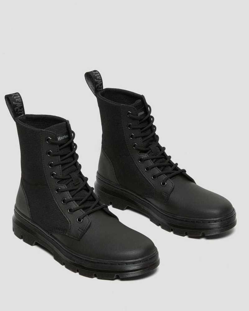 Dr Martens Combs II Poly Casual Boots Ankle Boots Black / Black | 89270XFNK