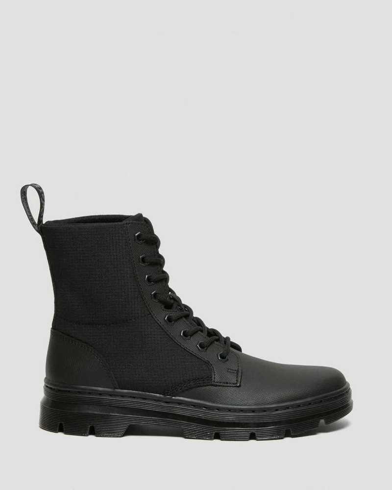 Dr Martens Combs II Poly Casual Boots Ankle Boots Black / Black | 89270XFNK