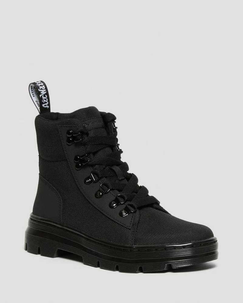 Dr Martens Combs Poly Casual Boots Ankle Boots Black | 71653VUQL