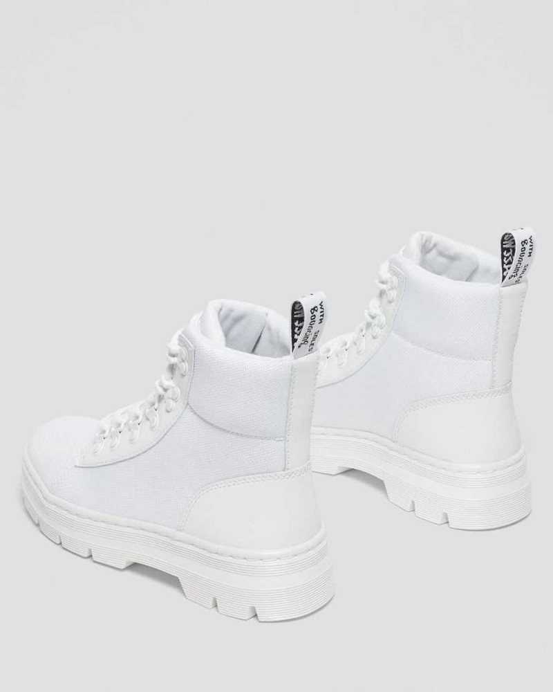 Dr Martens Combs Poly Casual Boots Casual Boots White | 75164EZPM