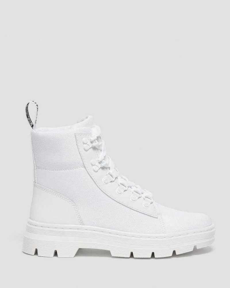 Dr Martens Combs Poly Casual Boots Casual Boots White | 75164EZPM