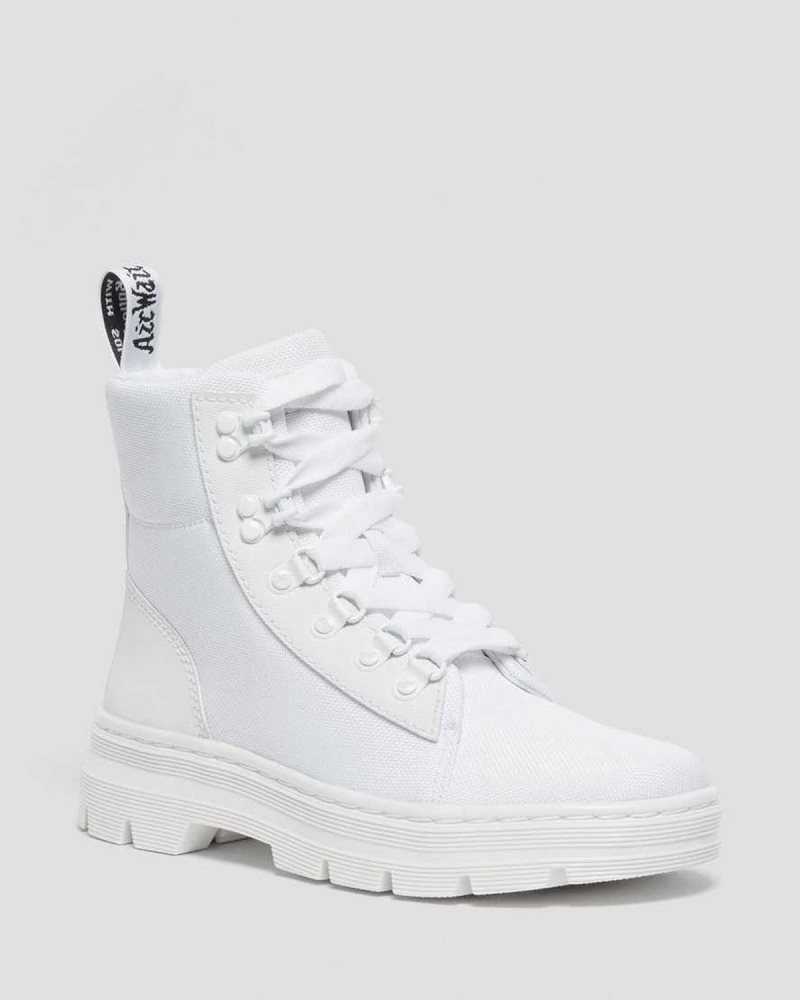 Dr Martens Combs Poly Casual Boots Casual Boots White | 75164EZPM