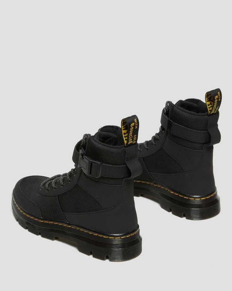 Dr Martens Combs Tech Extra Tough Poly Casual Boots Casual Boots Black | 25908XOTE