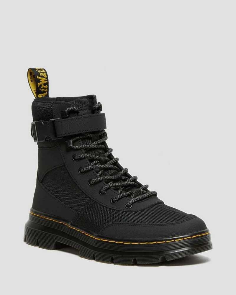 Dr Martens Combs Tech Extra Tough Poly Casual Boots Casual Boots Black | 25908XOTE