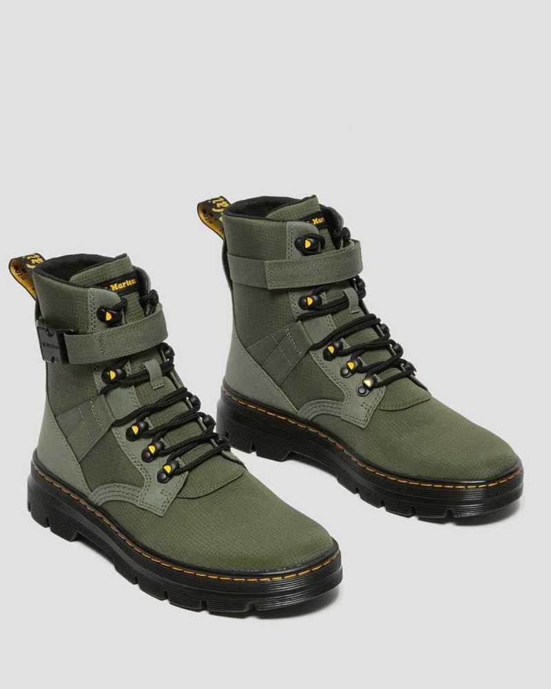 Dr Martens Combs Tech II Poly Casual Boots Casual Boots Khaki Green | 25071CJLK