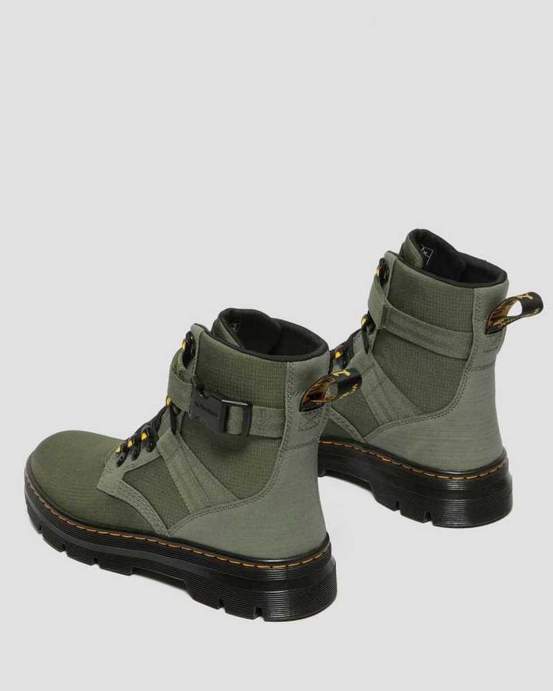 Dr Martens Combs Tech II Poly Casual Boots Casual Boots Khaki Green | 25071CJLK