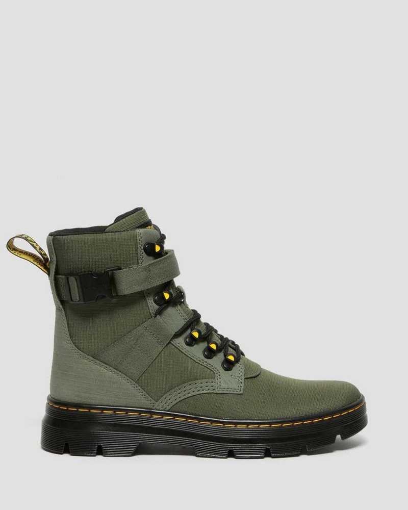 Dr Martens Combs Tech II Poly Casual Boots Casual Boots Khaki Green | 25071CJLK