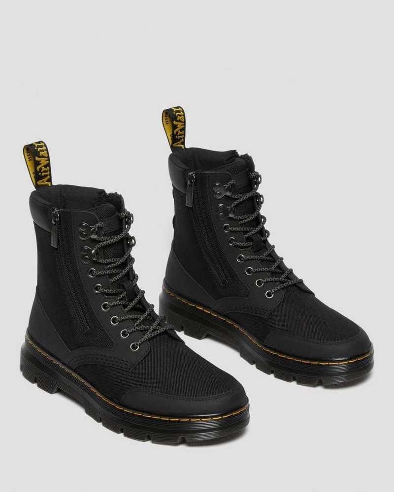 Dr Martens Combs Zip Casual Boots Casual Boots Black | 20457WCHK