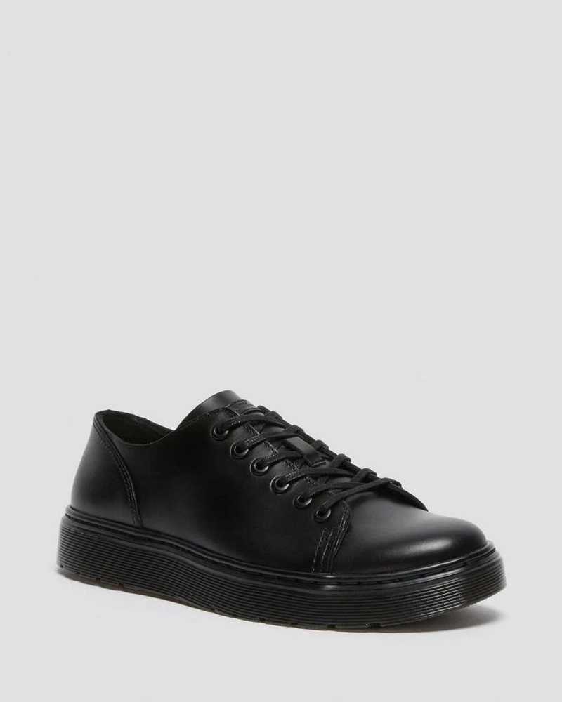 Dr Martens Dante Brando Leather Casual Shoes Oxfords Shoes Black | 23817CQNH