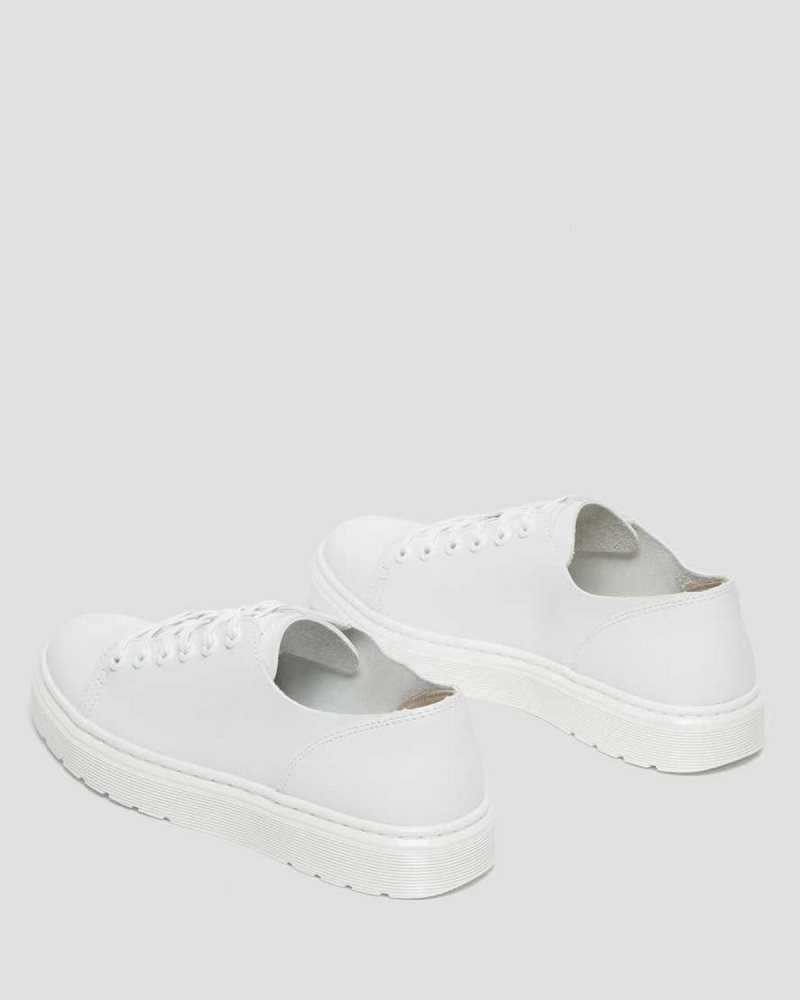 Dr Martens Dante Leather Casual Shoes Casual Boots White | 35740XJDY