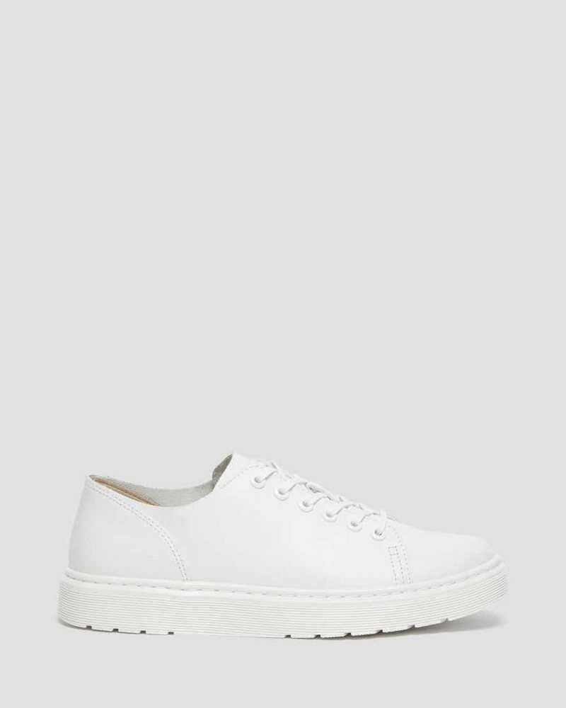 Dr Martens Dante Leather Casual Shoes Casual Boots White | 35740XJDY