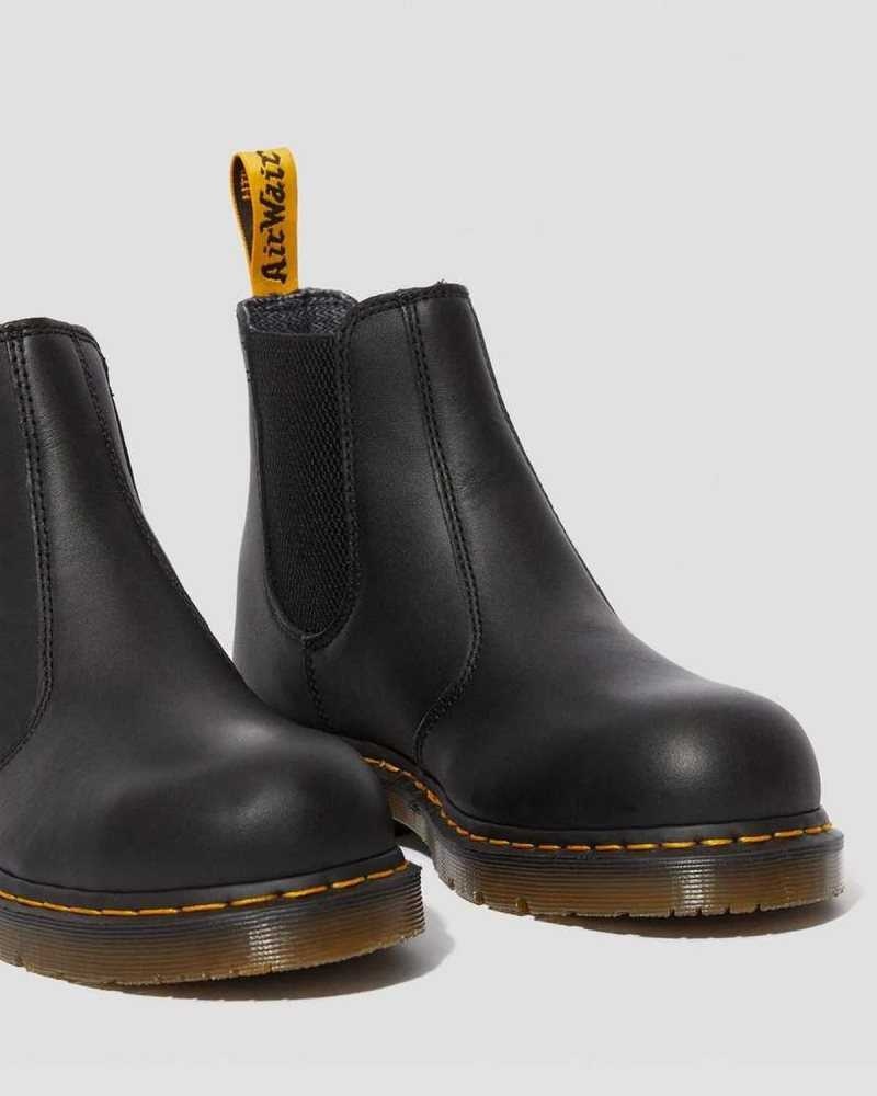 Dr Martens Fellside Full Grain Chelsea Work Boots Chelsea Boots Black | 85314MBKF