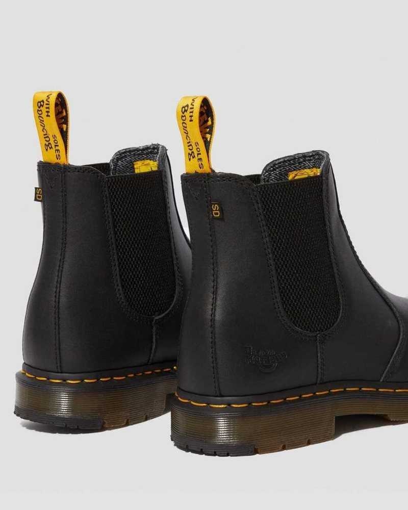 Dr Martens Fellside Full Grain Chelsea Work Boots Chelsea Boots Black | 85314MBKF