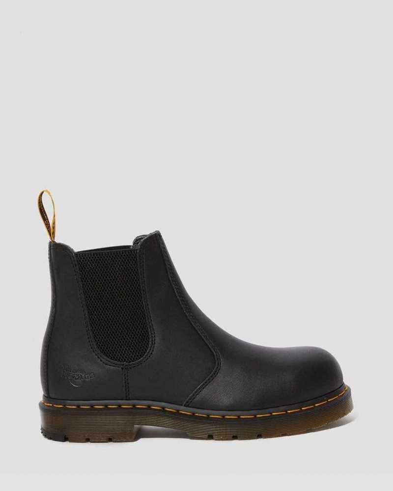 Dr Martens Fellside Full Grain Chelsea Work Boots Chelsea Boots Black | 85314MBKF