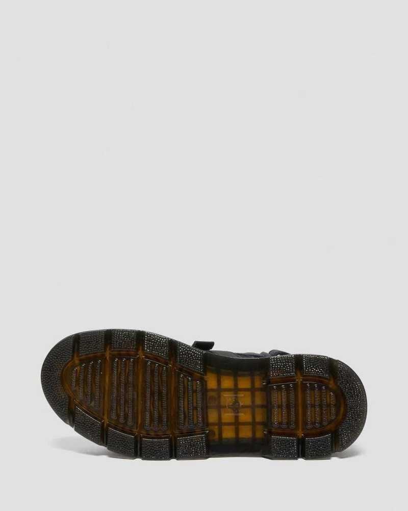 Dr Martens Forster Webbing Sandals Strap Sandals Black | 37906YCTA