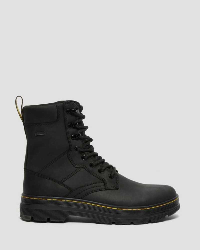 Dr Martens Iowa Waterproof Poly Casual Boots Casual Boots Black | 49732GRFT