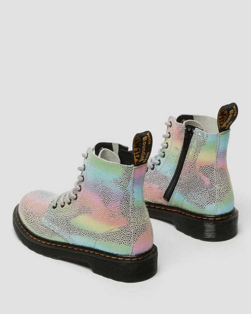 Dr Martens Junior 1460 Pascal Iridescent Lace Up Boots Boots Multicolor | 14253QIAV