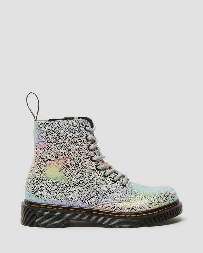 Dr Martens Junior 1460 Pascal Iridescent Lace Up Boots Boots Multicolor | 14253QIAV