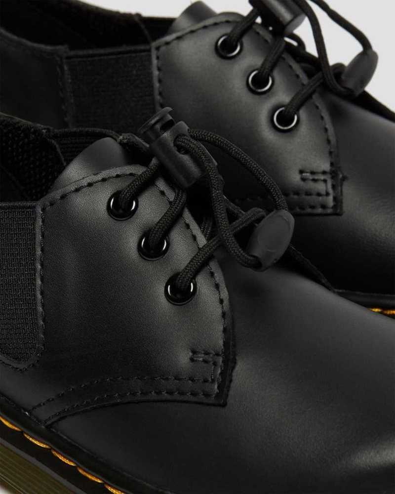 Dr Martens Junior 1461 Romario Leather Oxford Shoes Shoes Black | 02973GUMR