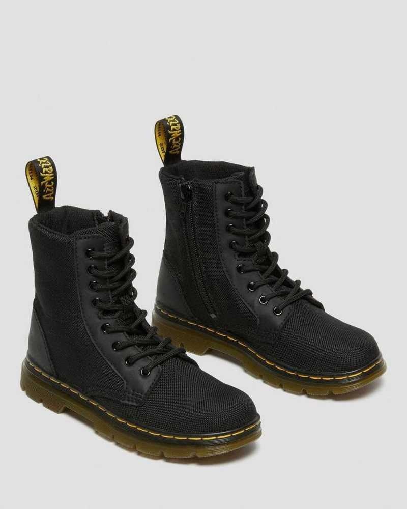 Dr Martens Junior Combs Extra Tough Poly Casual Boots Boots Black | 23104AQHW