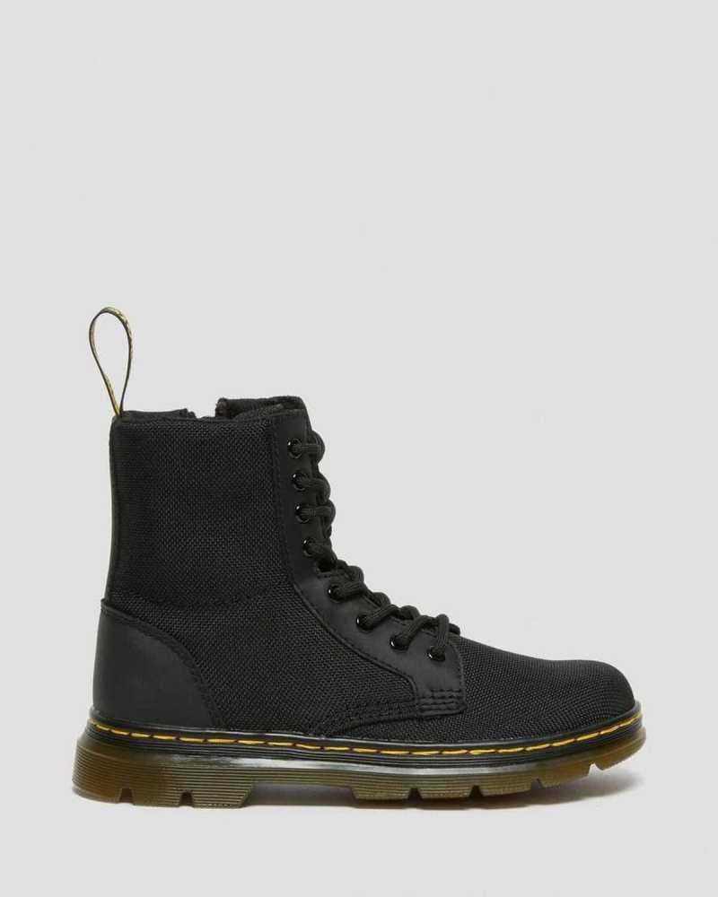 Dr Martens Junior Combs Extra Tough Poly Casual Boots Boots Black | 23104AQHW