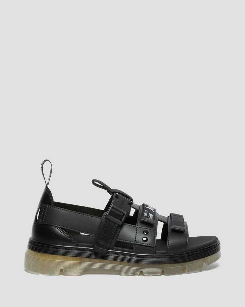 Dr Martens Pearson Iced Casual Sandals Casual Boots Black | 97820DQTE