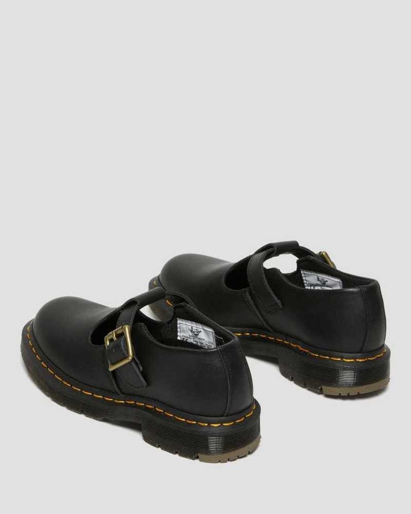 Dr Martens Polley Slip Resistant Mary Jane Shoes Originals Shoes Black | 74913XGTR