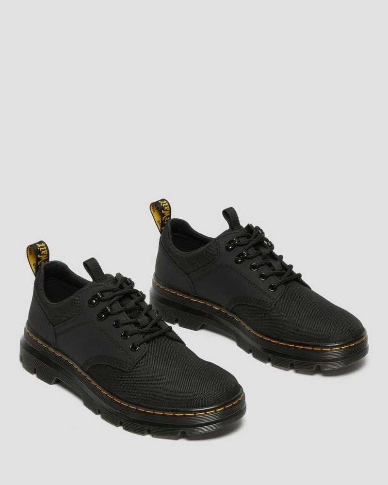 Dr Martens Reeder Utility Shoes Casual Boots Black | 24607RQWH