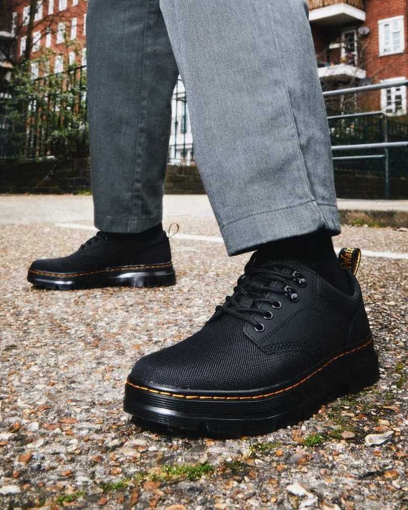 Dr Martens Reeder Utility Shoes Casual Boots Black | 78092VPYR