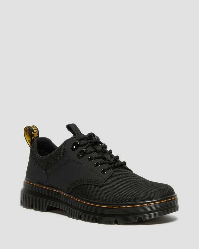 Dr Martens Reeder Utility Shoes Casual Boots Black | 78092VPYR