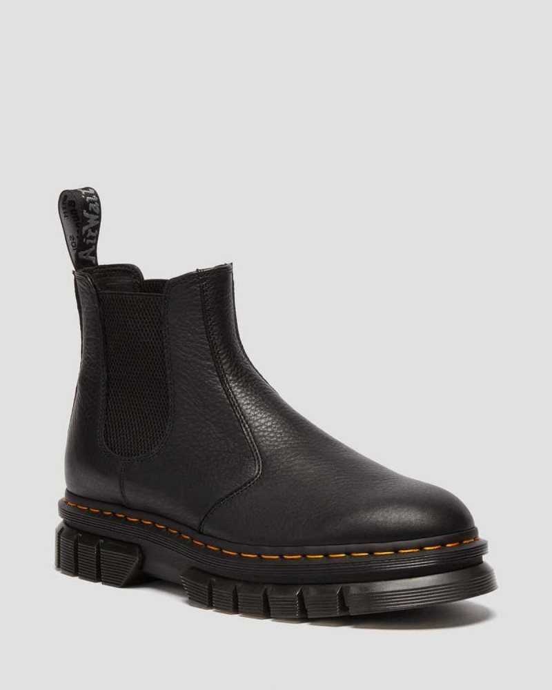 Dr Martens Rikard Lunar Leather Chelsea Boots Chelsea Boots Black | 81237SZMB