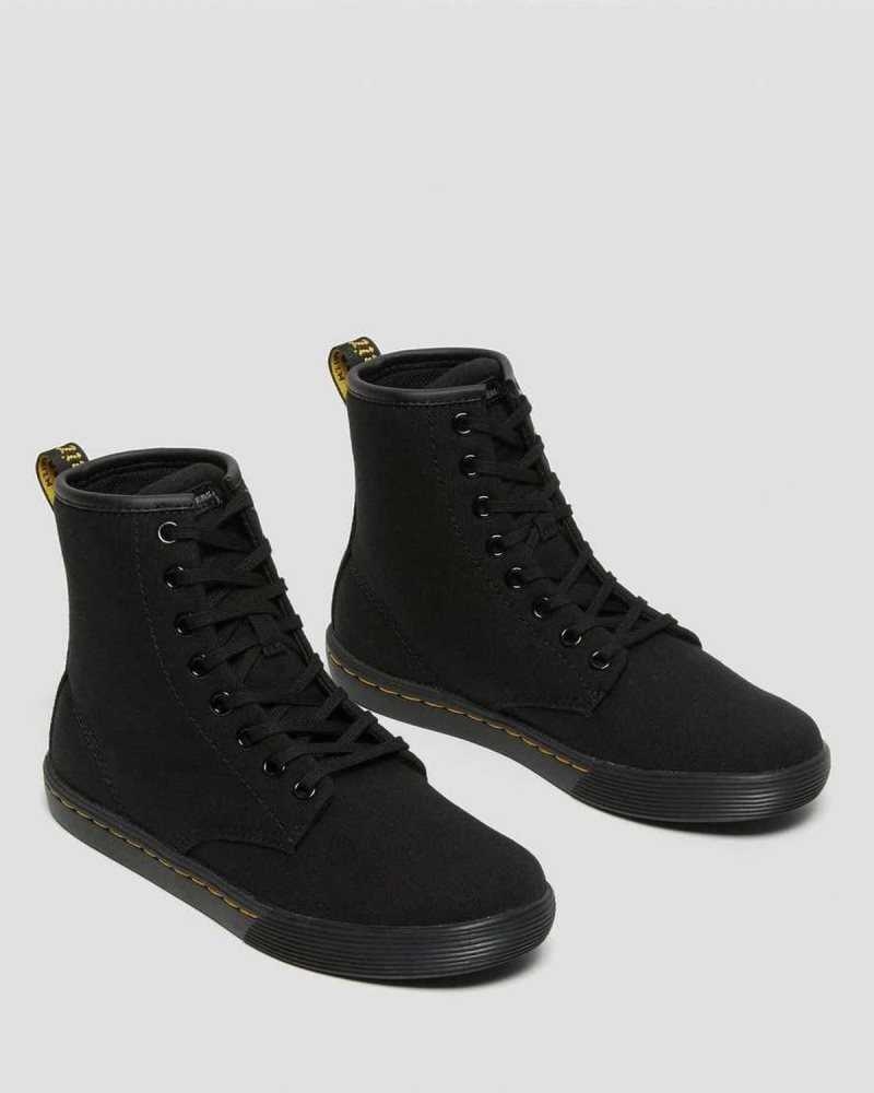 Dr Martens Sheridan Canvas Casual Boots Casual Boots Black | 82973TMPI