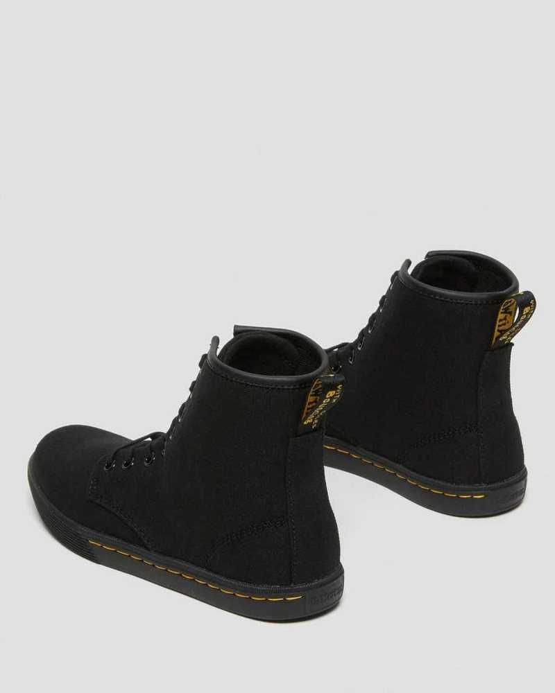 Dr Martens Sheridan Canvas Casual Boots Casual Boots Black | 82973TMPI