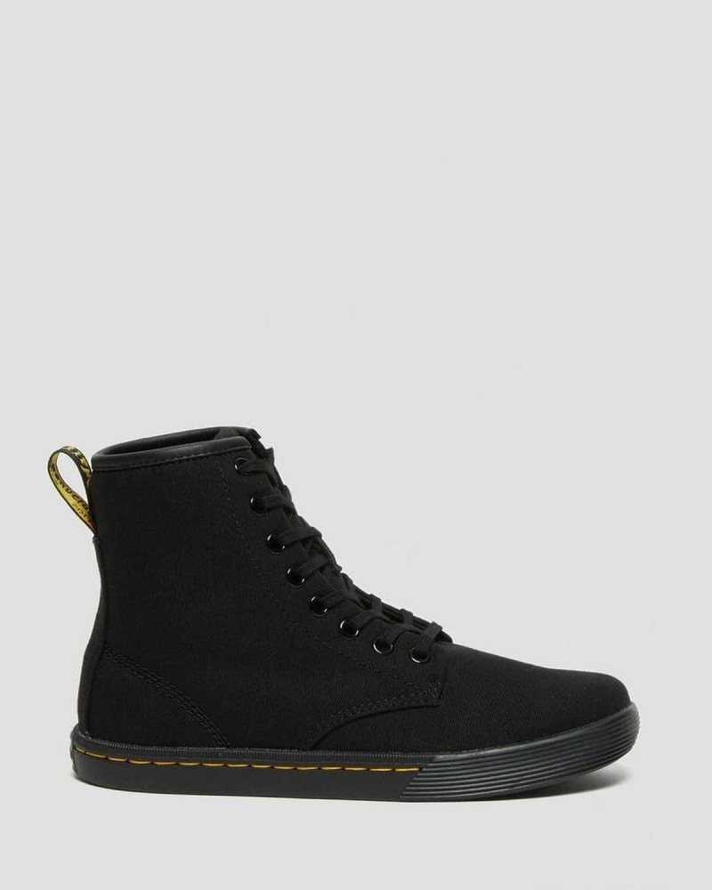 Dr Martens Sheridan Canvas Casual Boots Casual Boots Black | 82973TMPI