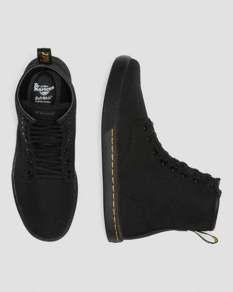 Dr Martens Sheridan Canvas Casual Boots Casual Boots Black | 82973TMPI