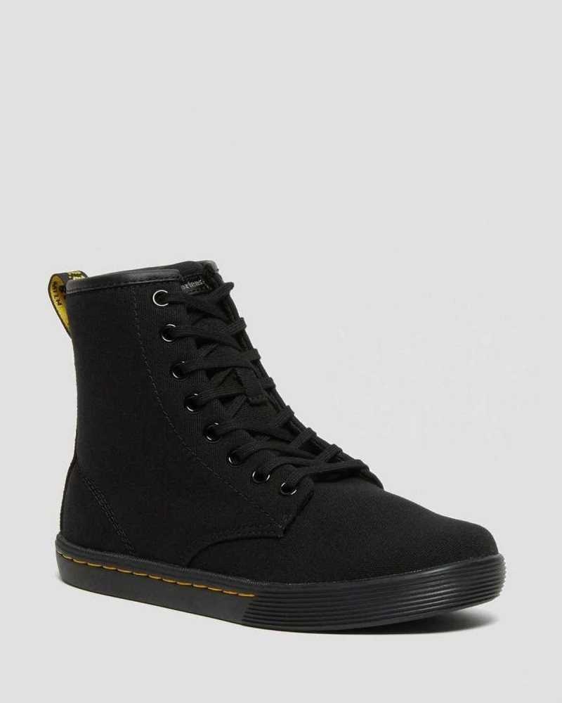 Dr Martens Sheridan Canvas Casual Boots Casual Boots Black | 82973TMPI