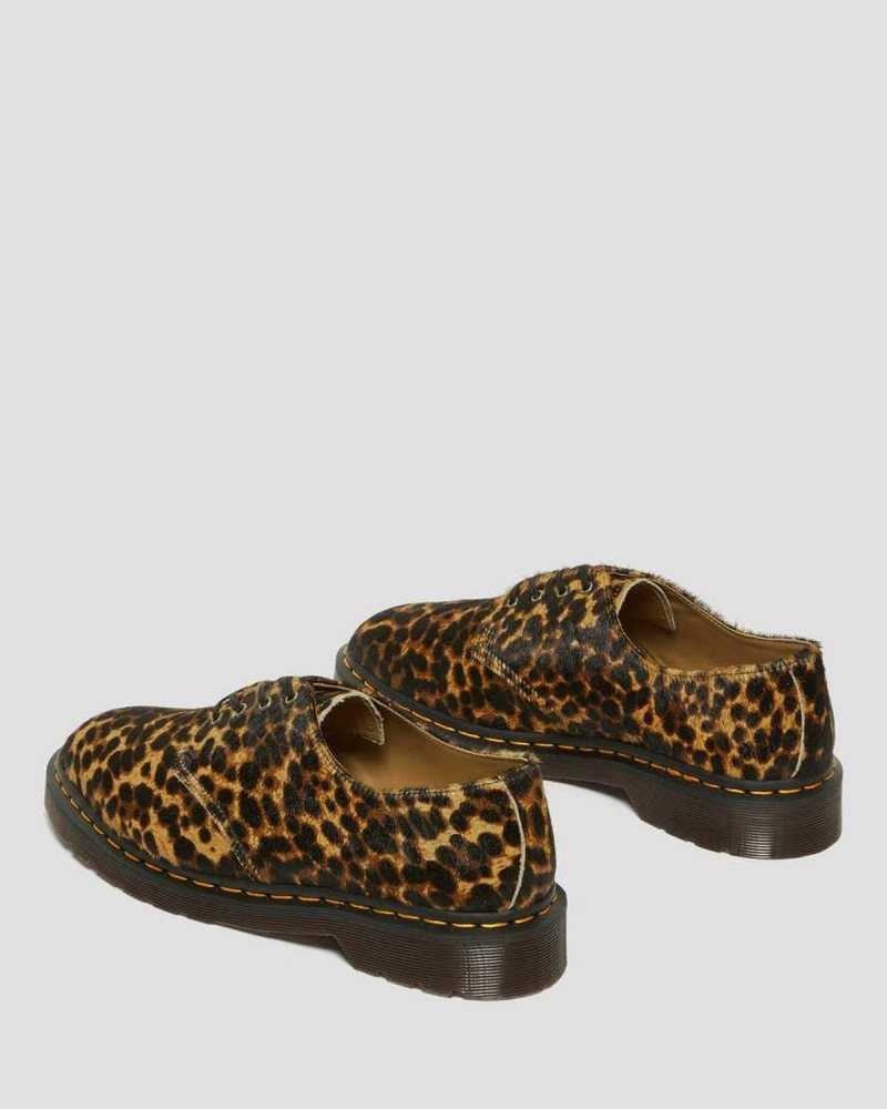 Dr Martens Smiths Hair On Leopard Print Dress Shoes Oxfords Shoes Multicolor Leopard | 02463AZXY