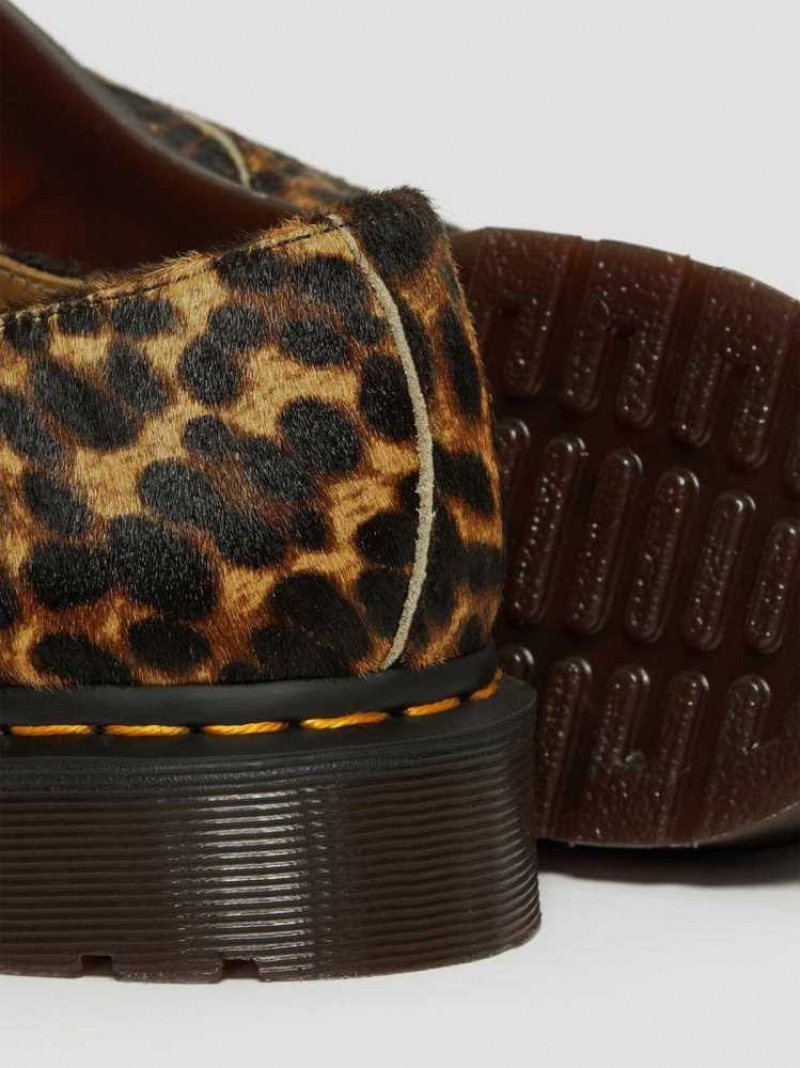 Dr Martens Smiths Hair On Leopard Print Dress Shoes Oxfords Shoes Multicolor Leopard | 02463AZXY