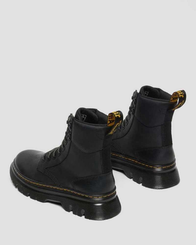 Dr Martens Tarik Wyoming Leather Utility Boots Ankle Boots Black | 14580FRCB