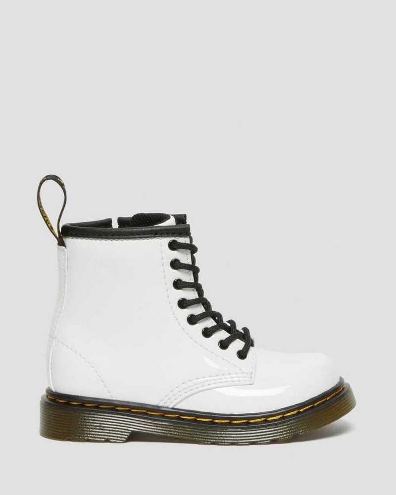 Dr Martens Toddler 1460 Patent Leather Lace Up Boots Boots Patent Lamper | 12695VQHF