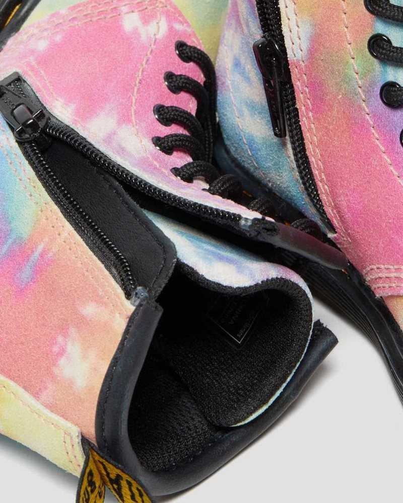 Dr Martens Toddler 1460 Tie Dye Lace Up Boots Boots Multicolor | 75891VMRB