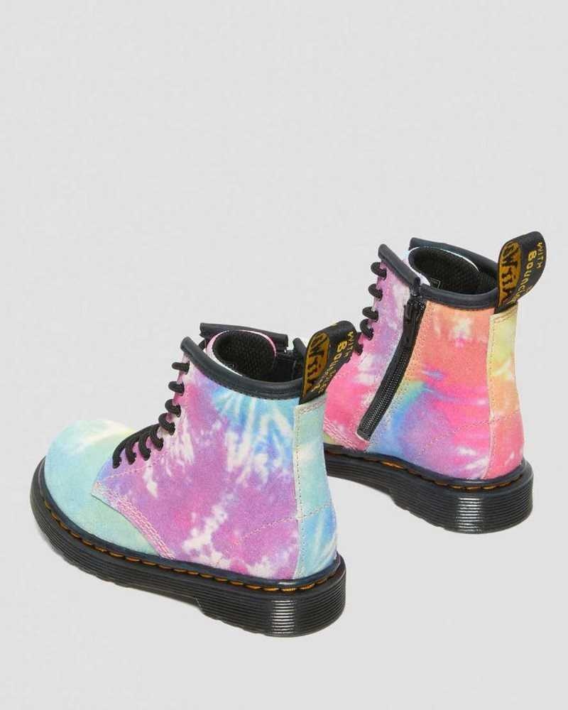 Dr Martens Toddler 1460 Tie Dye Lace Up Boots Boots Multicolor | 75891VMRB