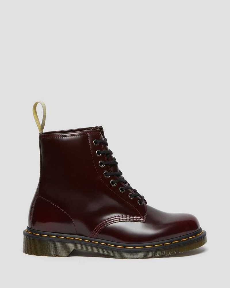 Dr Martens Vegan 1460 Lace Up Boots Ankle Boots Pink Red | 27986ZTBY